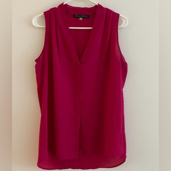 Rose & Olive Magenta Blouse, Size S - Picture 1 of 6